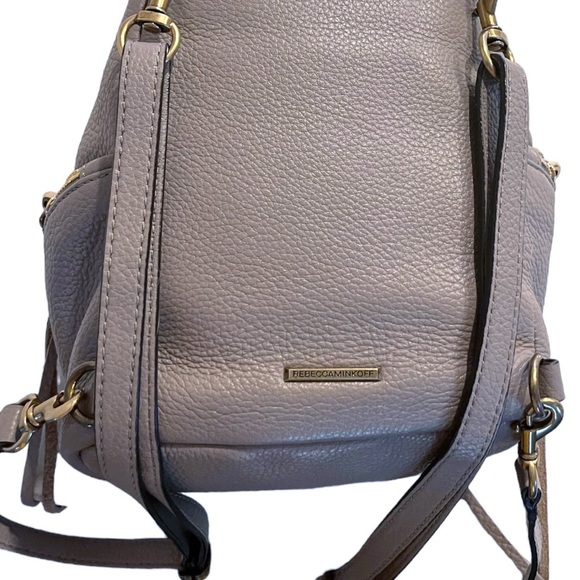 REBECCA MINKOFF mini Julian Pebbled leather Backpack - Picture 8 of 16